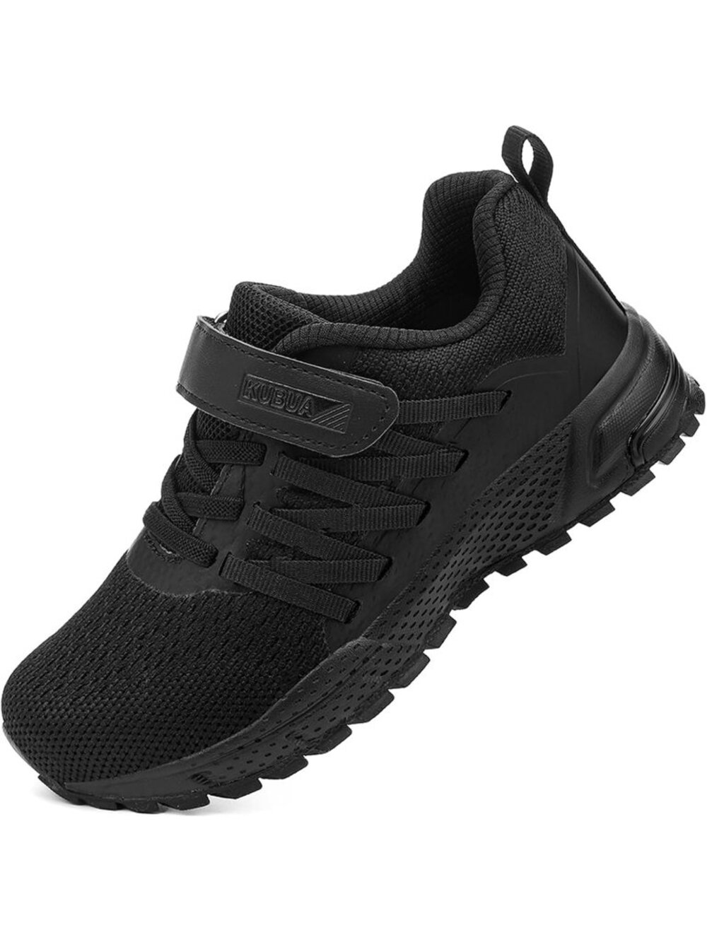 Kids Boys Girls Black Breathable Non Slip Tennis Running Sneakers Shoes